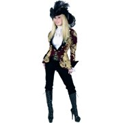 Elegant Pirate Lady Adult Halloween Costume        