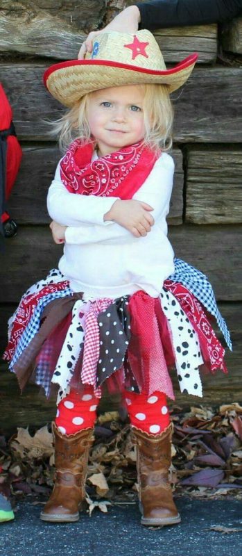cowgirl toddler costume idea